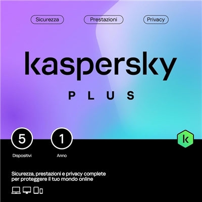 KASPERSKY PLUS -- 5 DISPOSITIVI